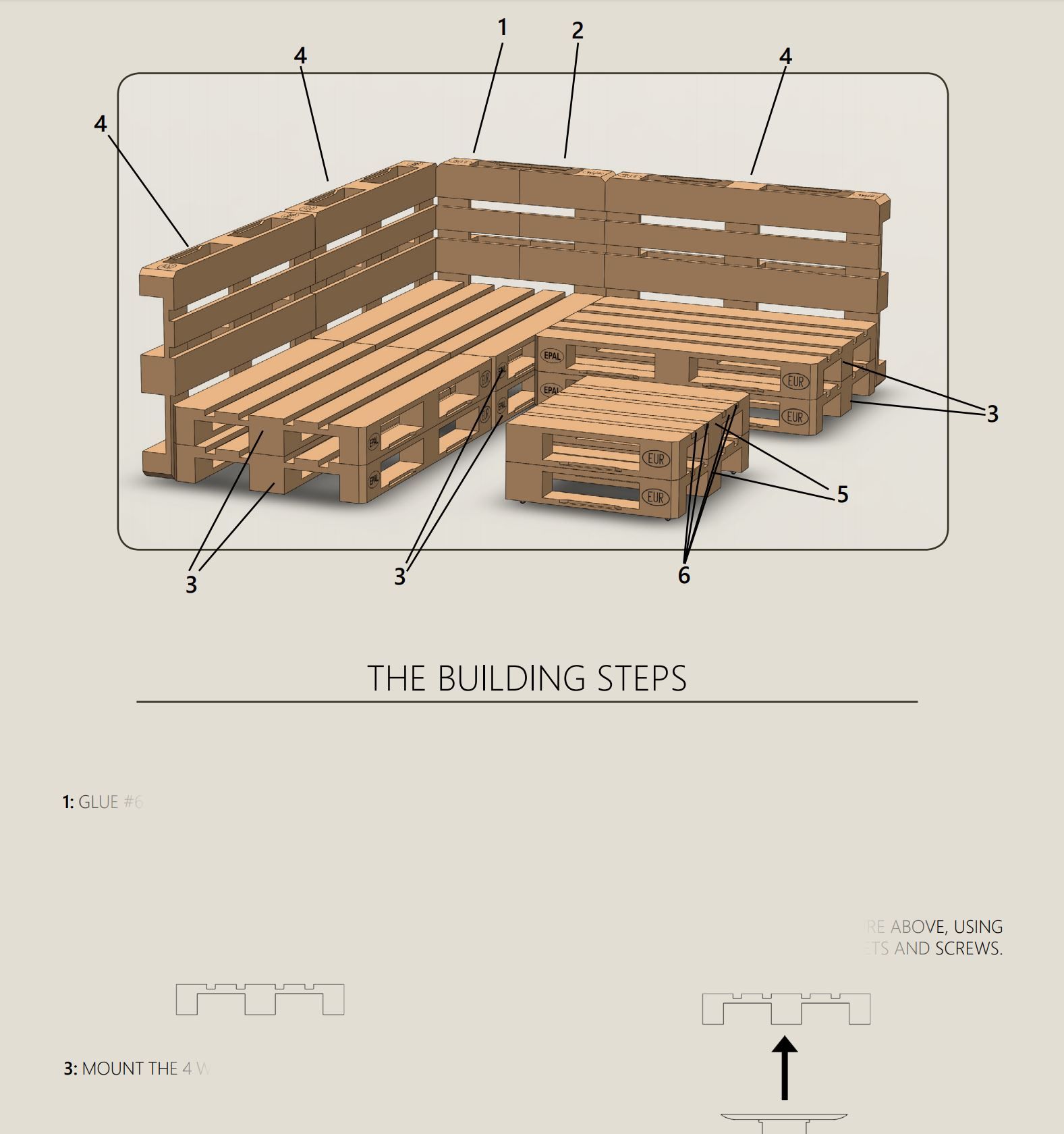 Pallet Sofa Couch Instruction Manual